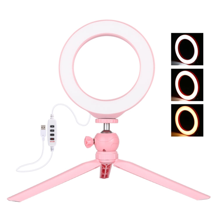 PULUZ 6,2 pollici 16 cm Luce + Supporto per treppiede da tavolo USB 3 modalità Dimmerabile Anello LED Vlogging Selfie Fotografia Luci video con testa a sfera per treppiede con slitta fredda, 6.2 inch+Desktop Tripod PULUZ 6,2 pollici 16 cm Luce + Supporto per treppiede da tavolo USB 3 modalità Dimmerabile Anello LED Vlogging Selfie Fotografia Luci video con testa a sfera per treppiede con slitta fredda, 6.2 inch+Desktop Tripod